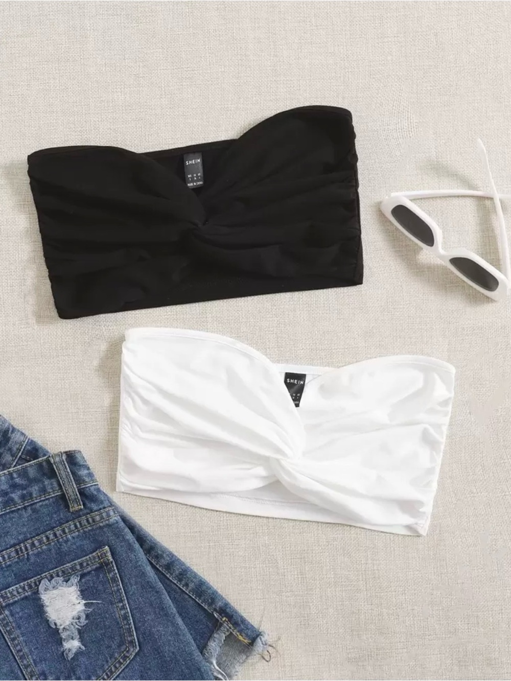 Shein bandeau tops